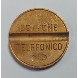 GETTONE TELEFONICO CON SEGNO DI ZECCA  NUMERO 7103